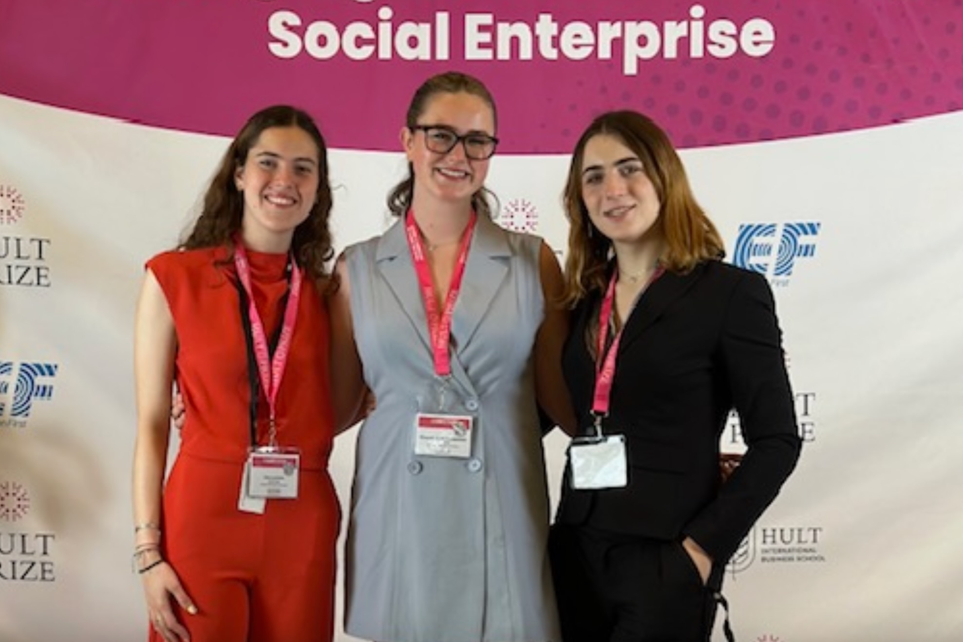 From left: Zoe Leclezio, Hannah Ettelstein and Katerina Henjes.