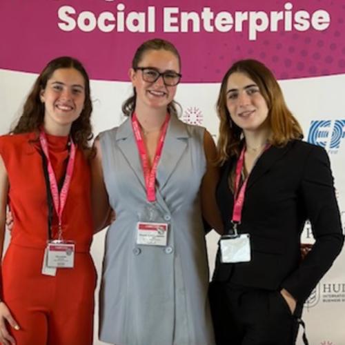 From left: Zoe Leclezio, Hannah Ettelstein and Katerina Henjes.