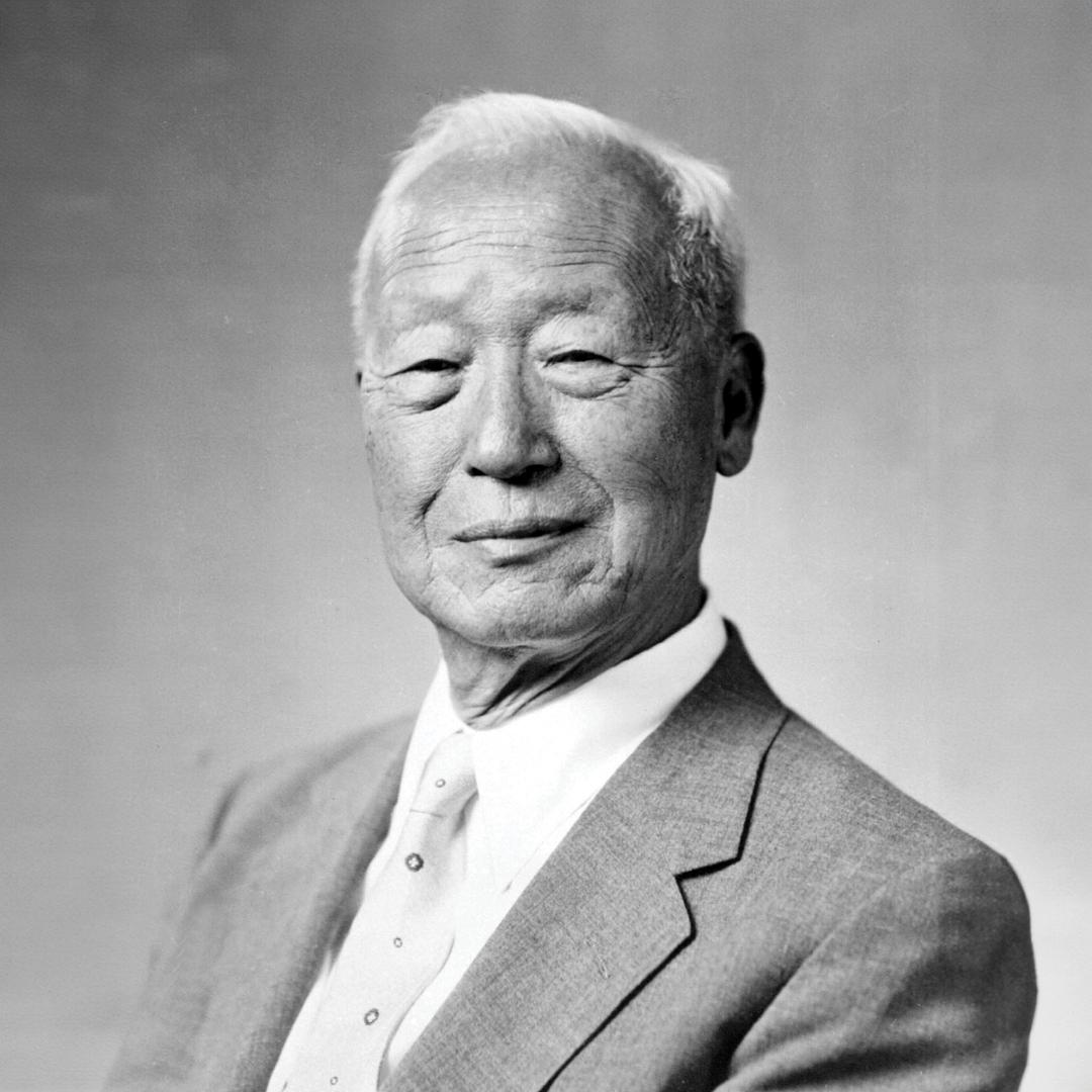 Syngman Rhee, the 1st President of South Korea headshot